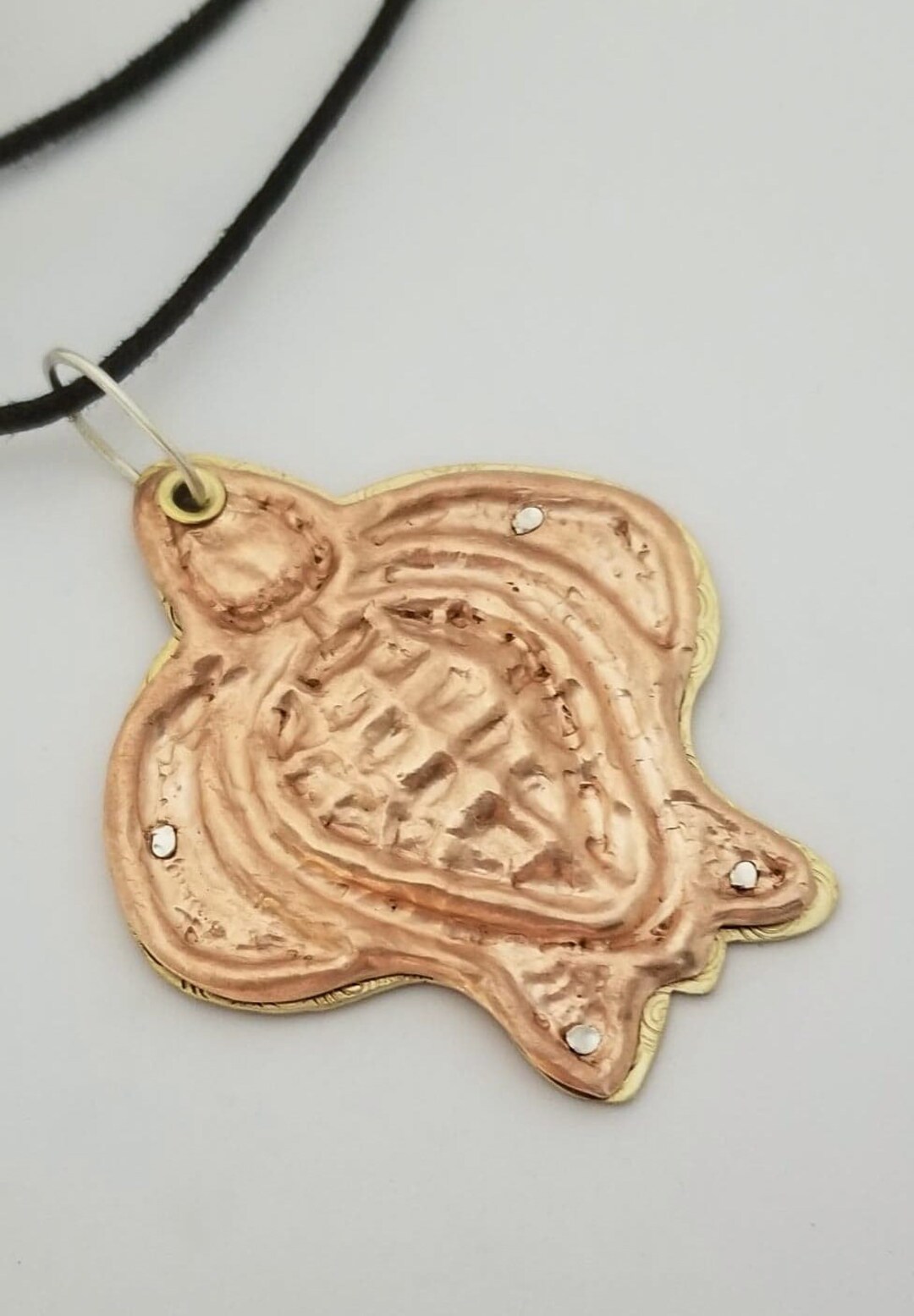 Handmade Repousse Copper Sea Turtle With a Riveted Textured - Etsy