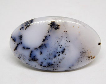 Dendritic Moss Agate Slice Pendant Cabochon Stone Custom Jewelry Dendritic Opal Merlinite Pendant Shawl Pin