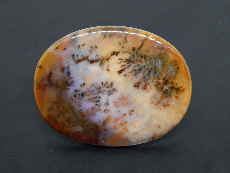 dendritic landscape agate cabochon shape picture moss agate cabochon merlinite protective stone large pendant montana agate
