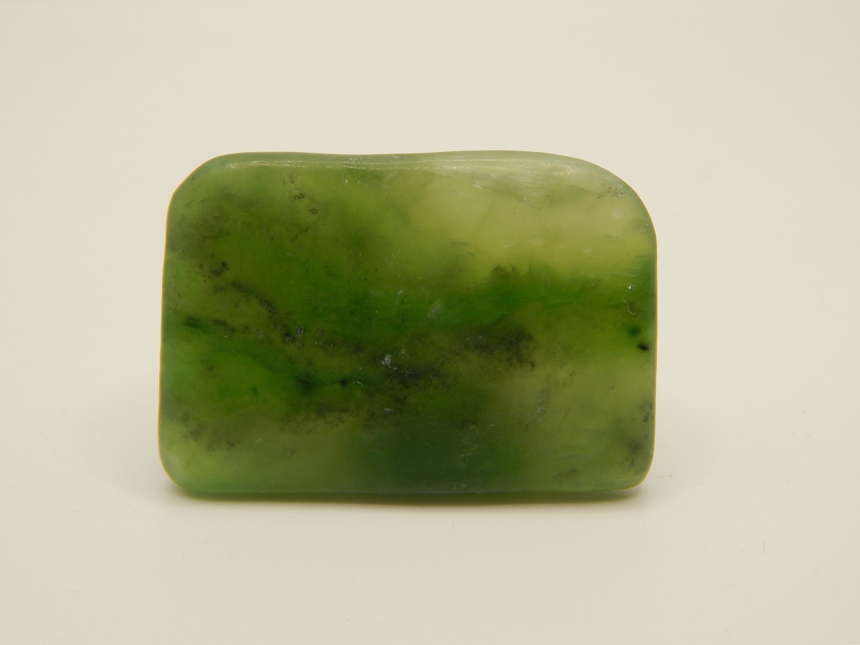 Green Nephrite Jade Worry Stone Pocket Palm Stone Meditation | Etsy