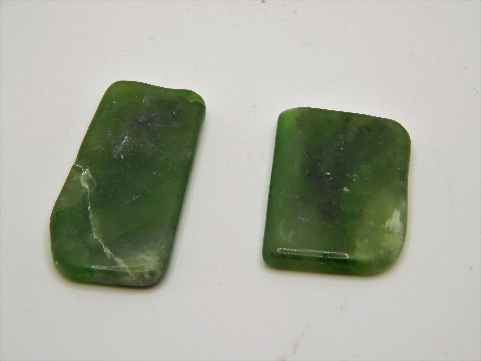 Green Nephrite Jade Worry Stone Pocket Palm Stone Meditation | Etsy