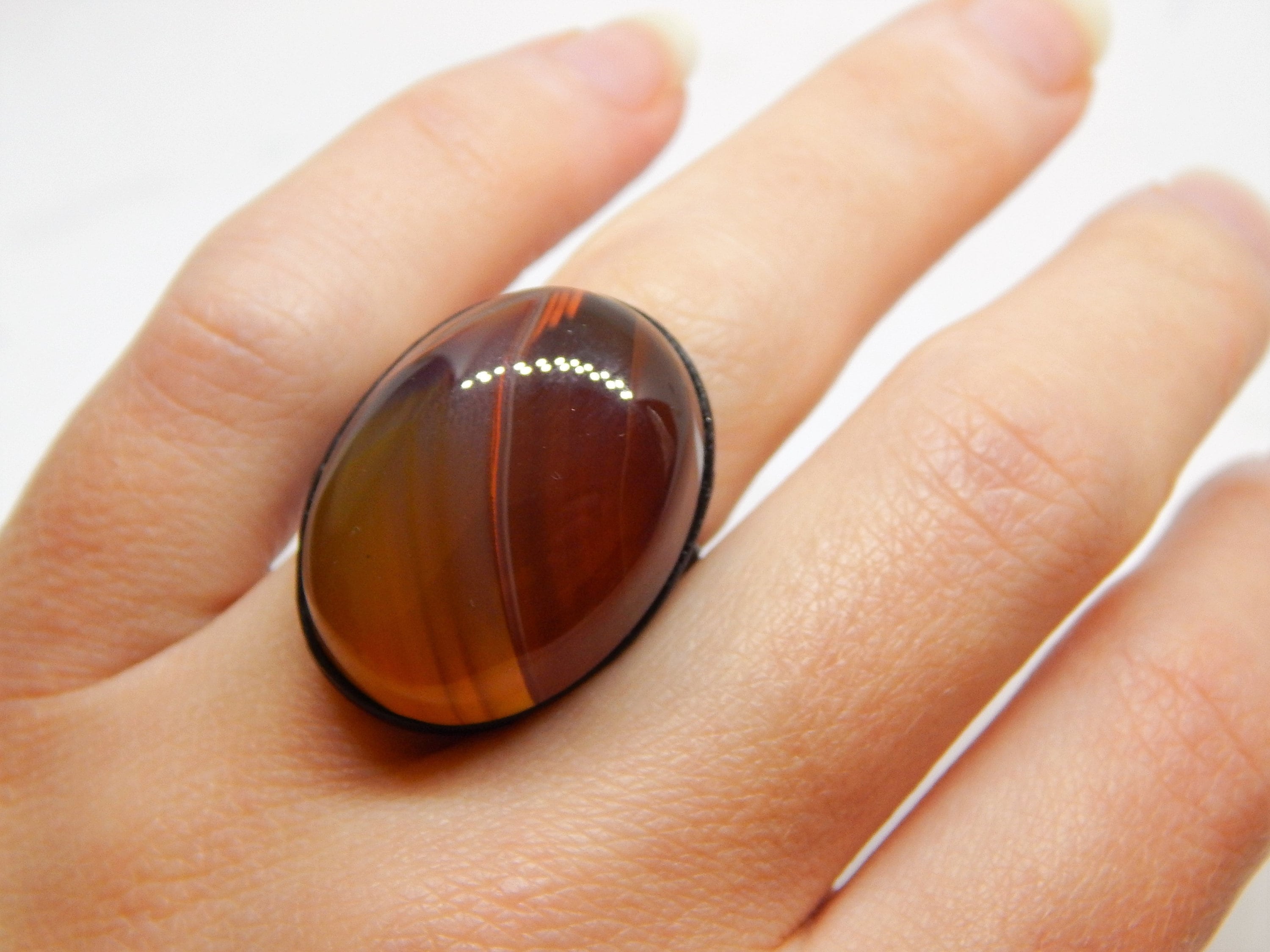 Roma Antica Bronzo Anello Con Una Pietra Preziosa Corniola - Catawiki - Foto 4