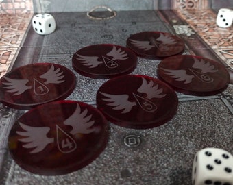 Wargame Angels of Blood Objective Markers