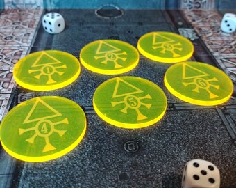 Wargame Space Elf Objective Markers