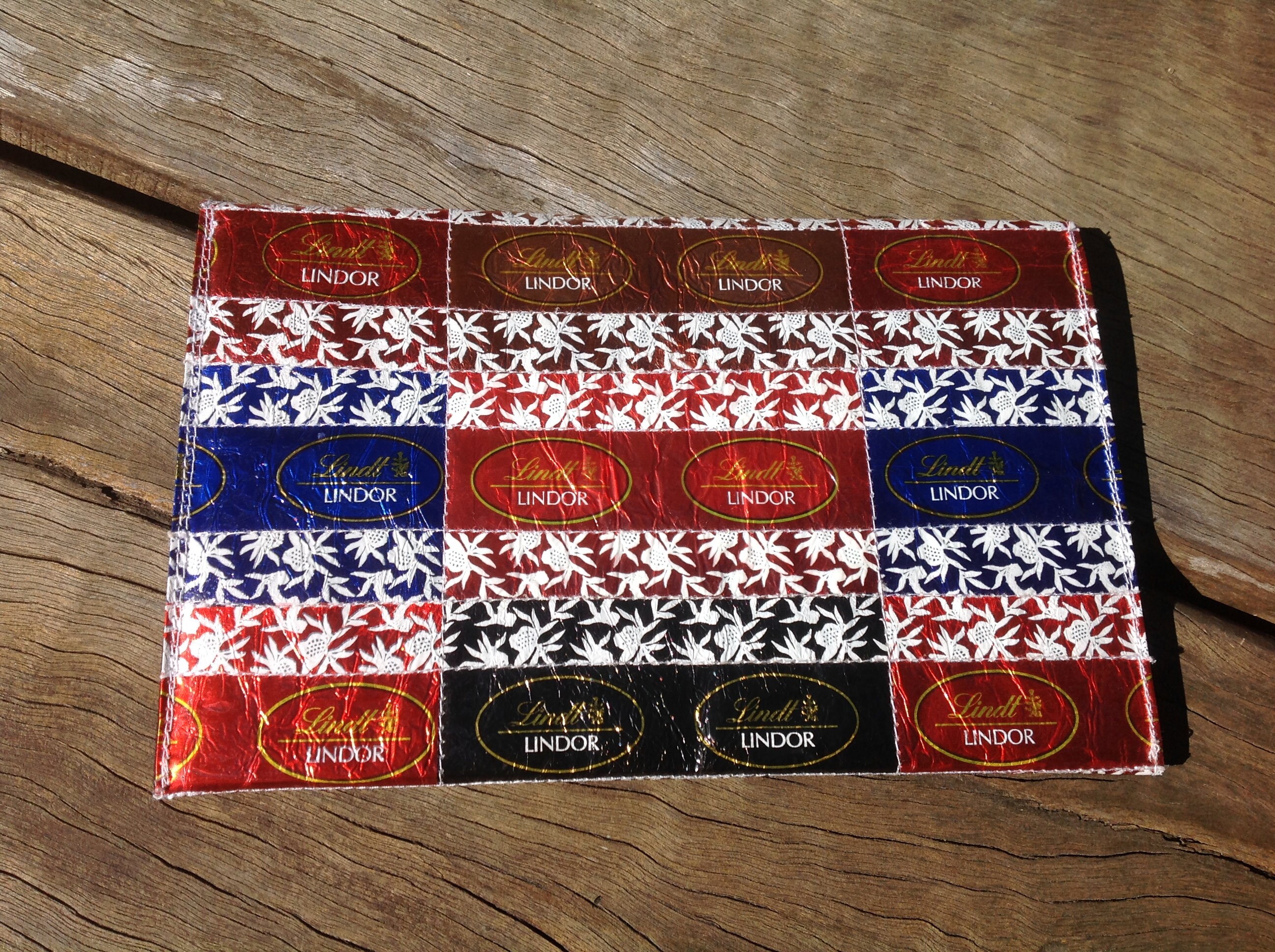 Simple clutch women's Lindt chocolate wrappers Etsy