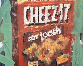 Cheez-It Extra Toastiness Art Print | Modern Pop Art Kitchen Decor
