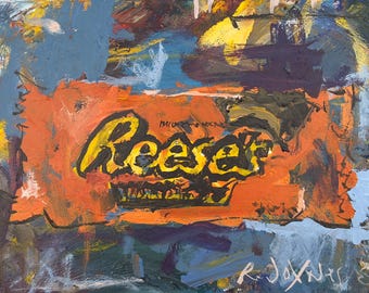 Title: Reese's Peanut Butter Cups Candy Art Print