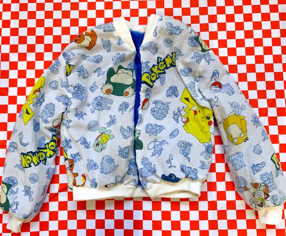 Pokemon Faux Fur Lined Bomber Jacket 