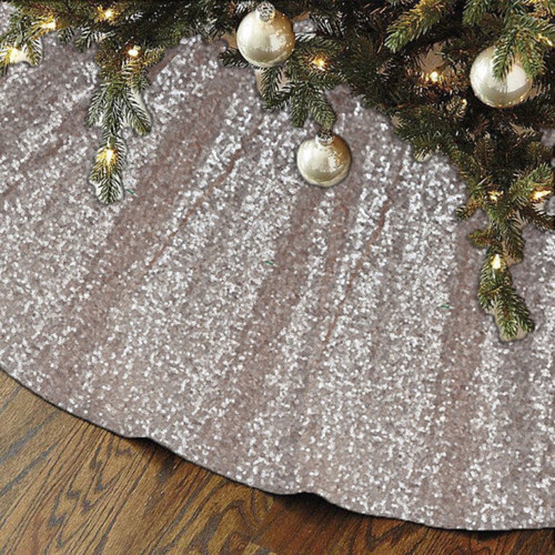 Sequin Christmas Tree Skirt 