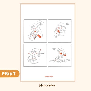 GOOD SHEPHERD comic dinacomics - comic print - size A5, A4 (frame not included)