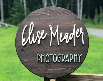Round Name Sign, 3D Nursery Sign Name, Business Sign, Customizable Name Sign, Children Bedroom, Bedroom Decor, Baby Name Sign, 3D Wood Sign