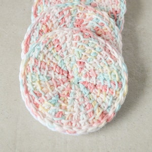 Tunisian crochet face scrubby pattern - Instant download - detailed instructions - PDF file