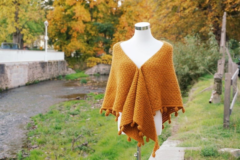 tunisian triangle shawl