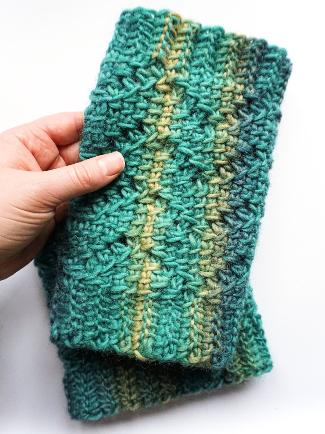 Tunisian Crochet Leg Warmers Intermediate Pattern Instant Etsy