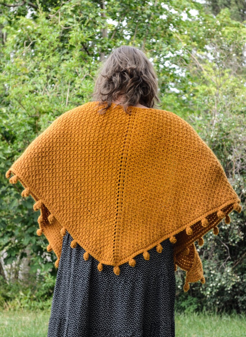 tunisian triangle shawl