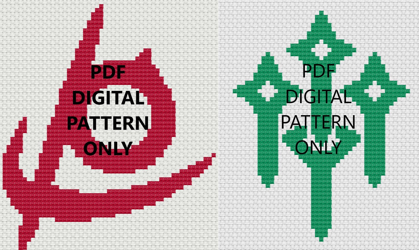 Final Fantasy XIV Endwalker Job Symbols Cross Stitch Digital Patterns