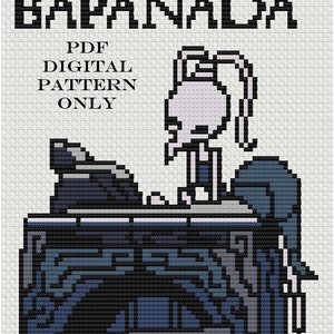 Hollow Knight Iselda Bapanada Cross Stitch Pattern