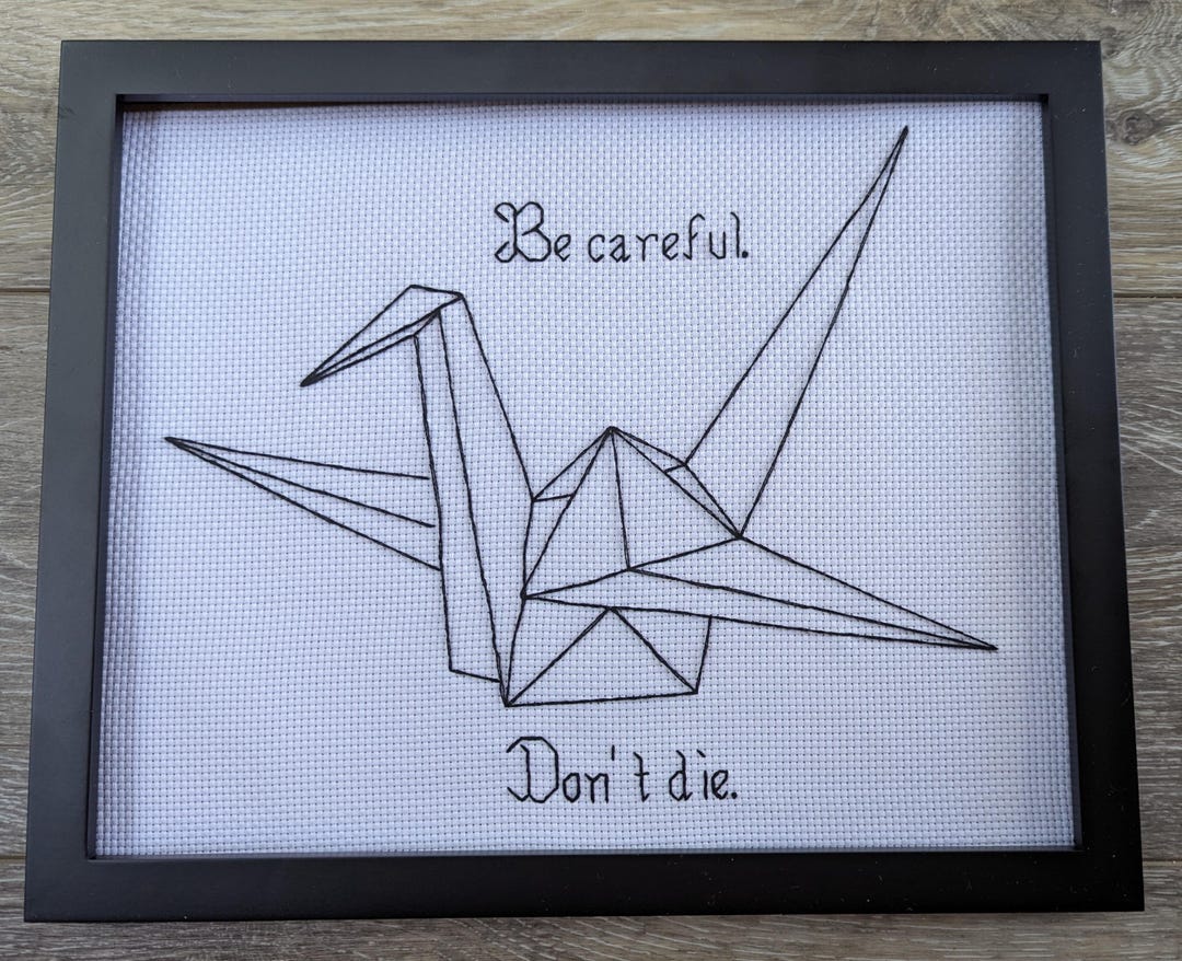 Manacled Dramione Paper Crane Digital PDF Cross Stitch Pattern - Etsy
