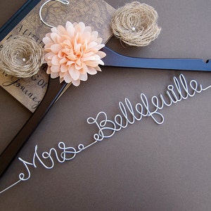 Wedding Hanger / Bridesmaid gift / Bridal Hanger / Bridal Shower Gift / Bridal Party / Maid of Honor / Graduation Gift/ image 1