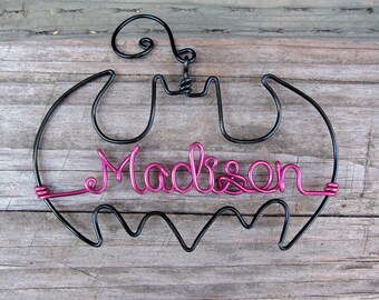 Personalized Bat Ornament / Wire Ornament/ Christmas Ornament / Holiday Ornament/ Holiday Gift / Couples Gift