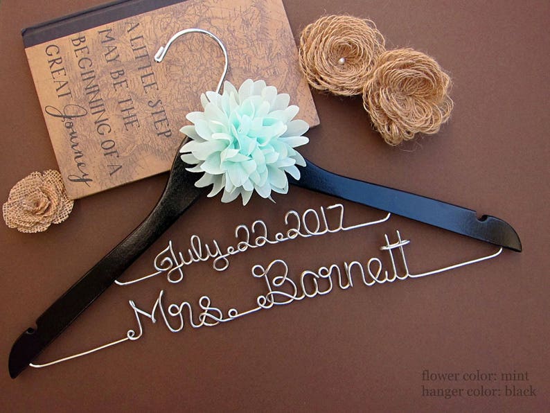 Wedding Hanger / Bridesmaid gift / Bridal Hanger / Bridal Shower Gift / Bridal Party / Maid of Honor / Graduation Gift/ image 2