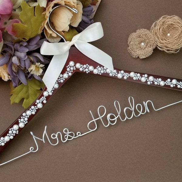 Percha nupcial personalizada / Percha de boda / Regalo para damas de honor / Regalo para despedida de soltera