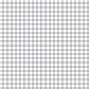 May include: A repeating pattern of small, uniform squares in alternating shades of light gray and white, creating a classic gingham check design. The grid is composed of intersecting horizontal and vertical lines of equal width throughout.