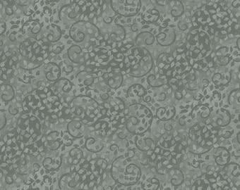 Gray Scroll, Texture, Accent Fabric, Essentials Basic, Wilmington Prints, 1402-26035-900, By the Yard