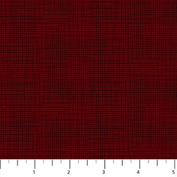 Fall Fabric, Oxblood Red, Tiny Black Lines, Autumn Afternoon, Northcott, 24713-38, By the Yard