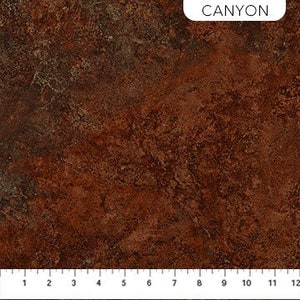 Dark Brown, Sienna Marble Design, FABRIC, 100% Cotton, Stonehenge Gradations II, Canyon, Northcott, 26755-37, By the Yard