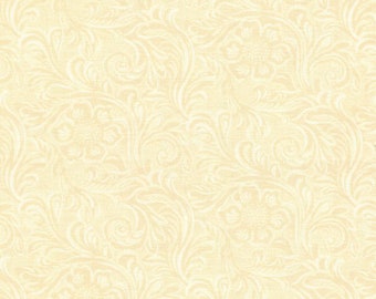 Tooled Leather-look, Creamy Tan, FABRIC, 100% Cotton, Western Basics, South Western, Sara Khammash, Moda, 11216-20, By the Yard
