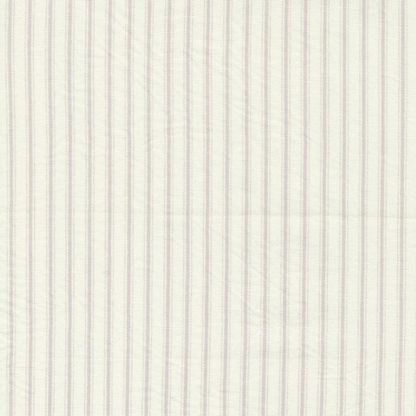 Soft, Grey Stripe, Cream Background, Fabric, Cottage Linen Closet, Moda, 18736-16 By the Yard