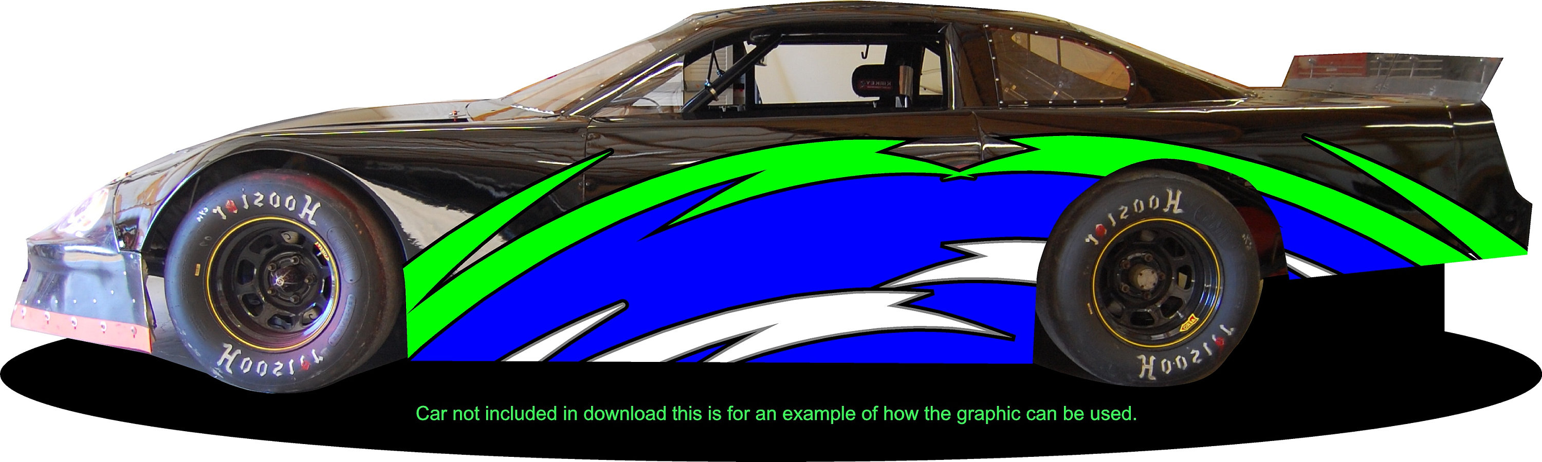 Racecar Side Wrap Vector 2 - Etsy