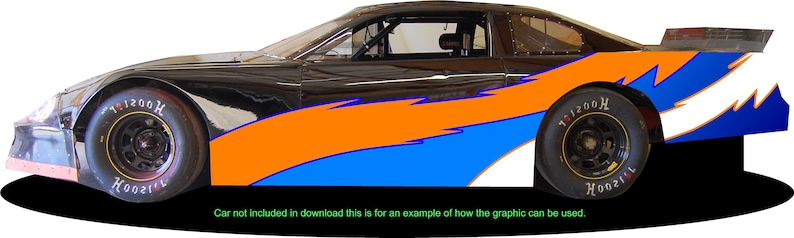 Racecar Side Wrap 1 Vector - Etsy