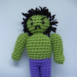 The Hulk crochet toy