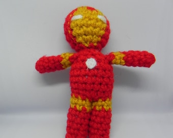 Iron Man crochet toy