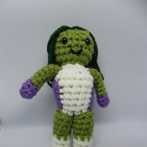 She-hulk crochet toy