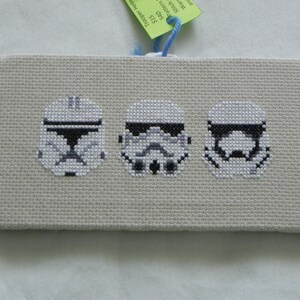 Trooper Helmets Cross-Stitch