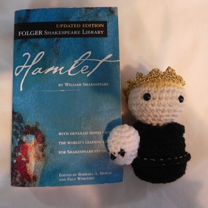 Crochet Prince Hamlet Toy | Amigurumi | Fandom Collector | Handmade for Kids & Collectors