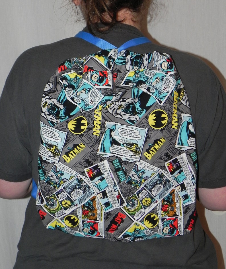Batman Drawstring Backpack - Etsy