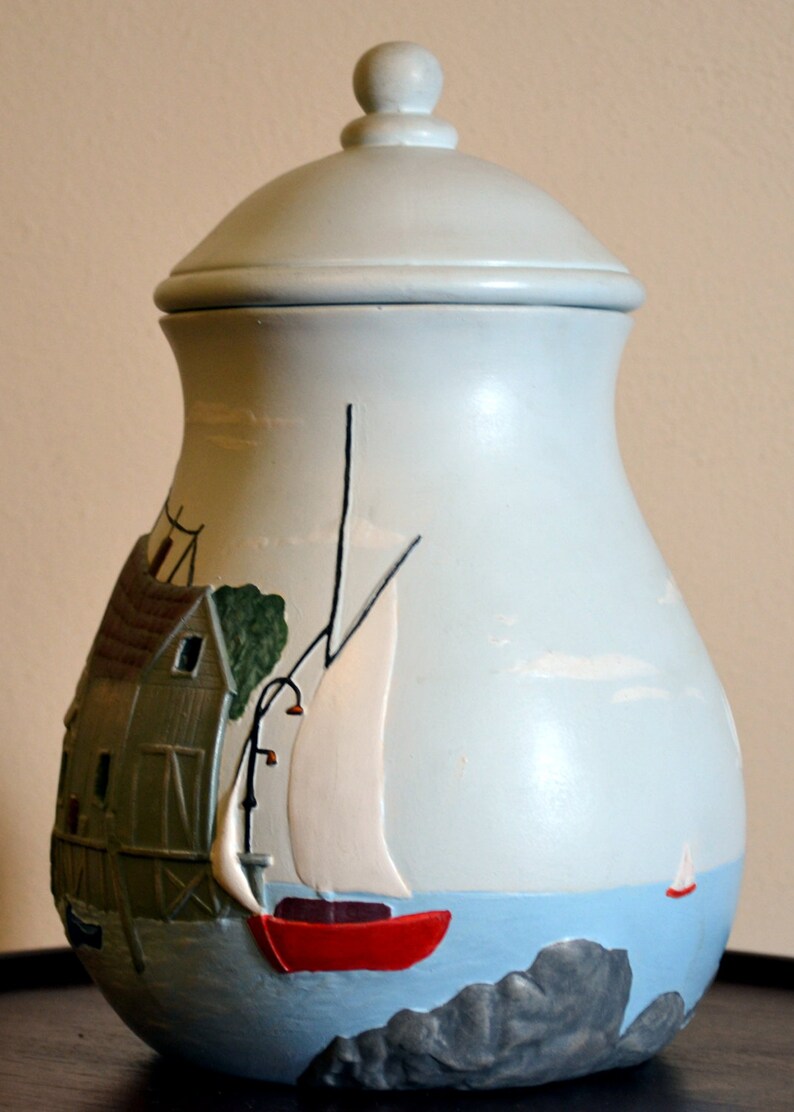 Nautical Cookie Jar Etsy
