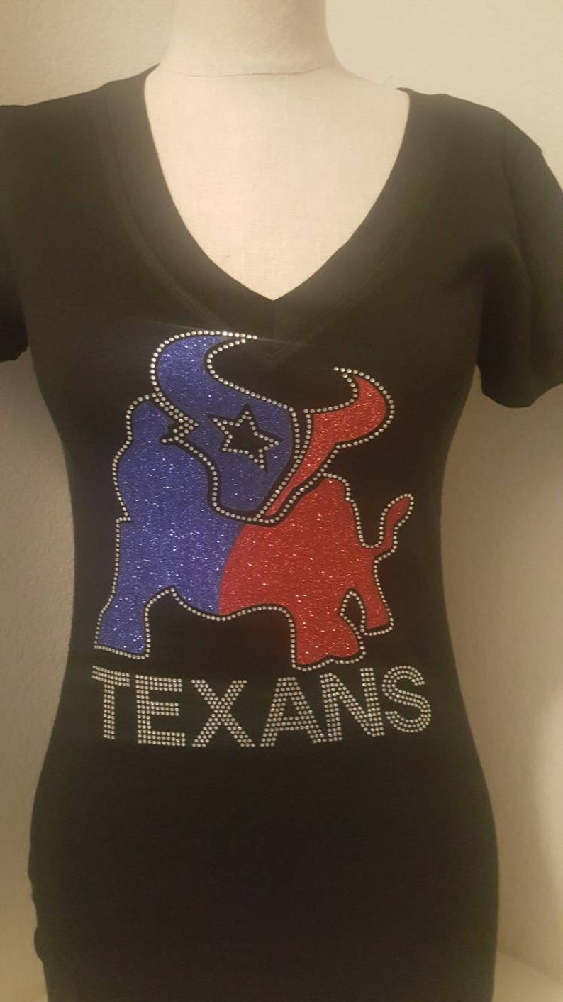 houston texans womens bling shirts