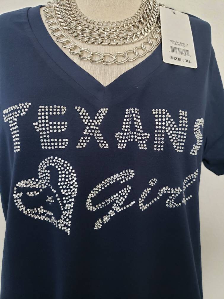 texans bling shirts