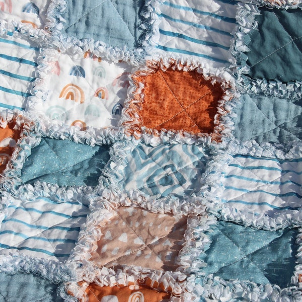 Baby Rag Quilt Etsy