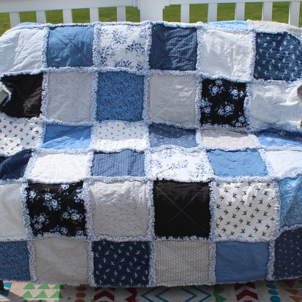 Blue Jean Quilt Etsy