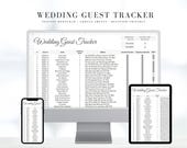 Ultimate Wedding Guest List Template | Google Sheets Wedding Planner | Guest List Manager | Wedding Spreadsheet