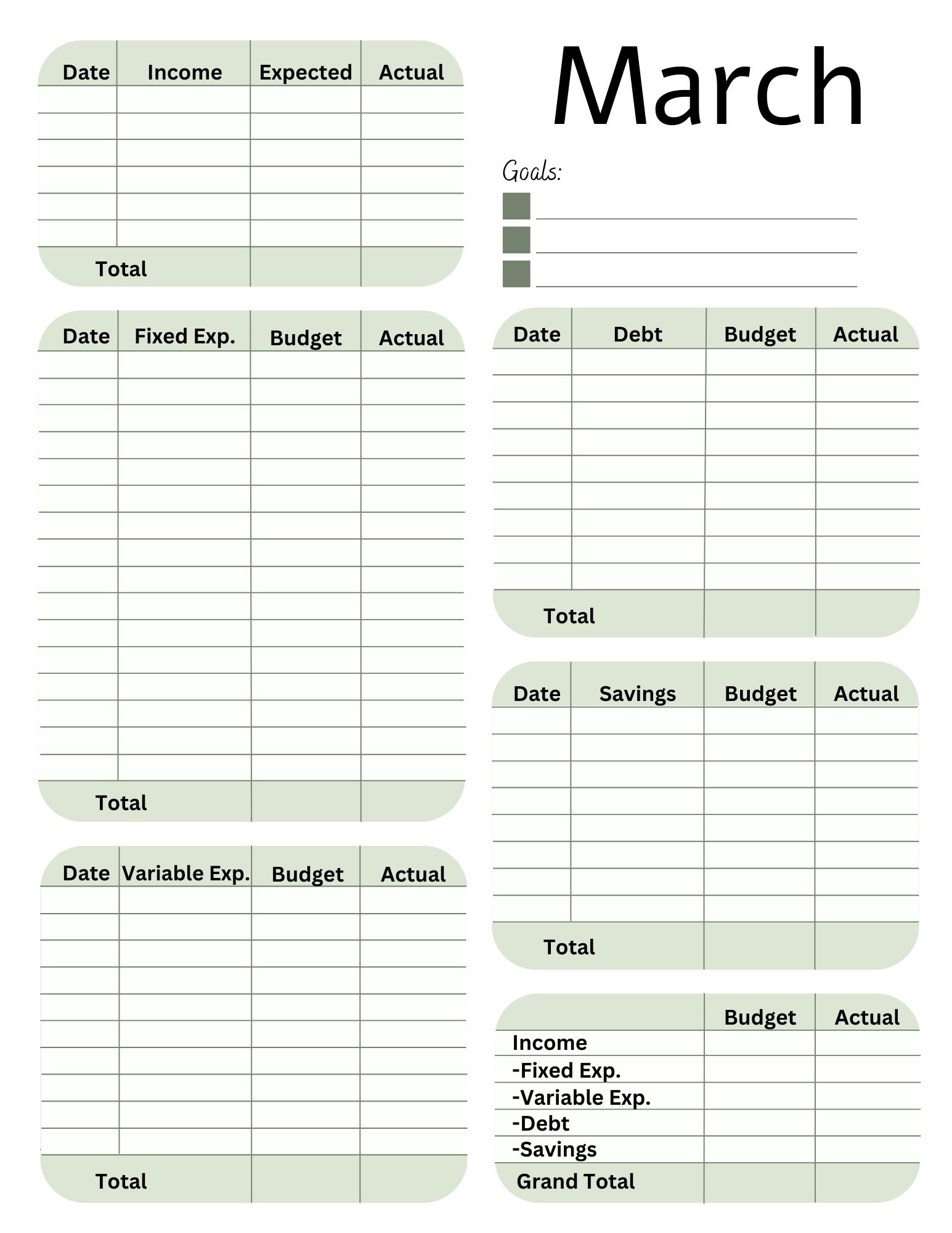 Monthly Personal Budget Template - Il Fullxfull.5398207847 Mstb 