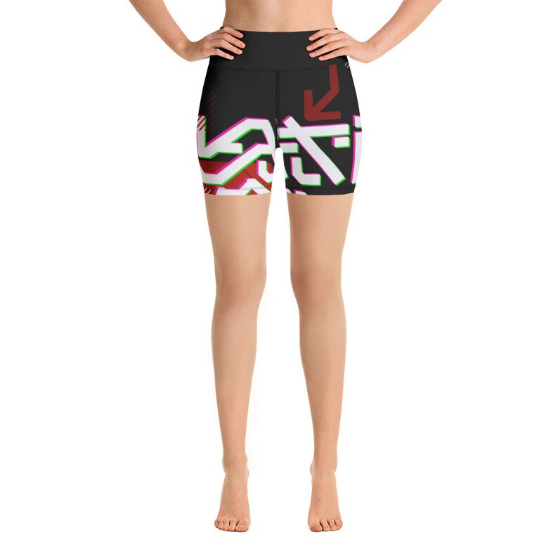 Yoga Shorts Cyberpunk Dualism