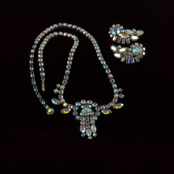 Sherman Necklace, Sherman Earrings, Signed Sherman