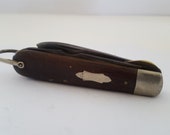 Vintage Ulster TL-29 style signalman 39 s lineman 39 s wire stripper knife, Electricians tool, Made in USA
